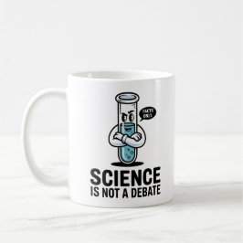 Caneca De Café Ciência Não é uma Discussão – STEM Inspirador 