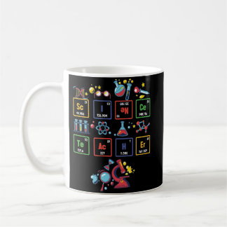 Caneca De Café Ciência Professor Elementos de Química Periódica d