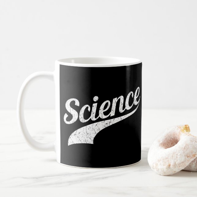 Caneca De Café Ciência - Verdadeira Crença (Com Donut)