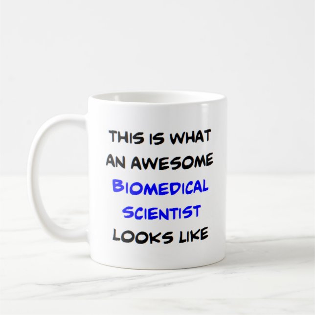 Caneca De Café cientista biomédico, incrível (Esquerda)