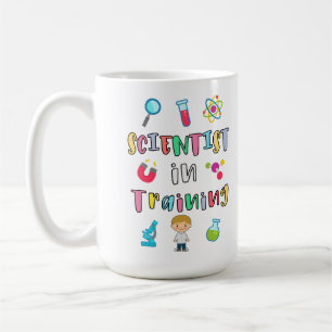 Caneca De Café Cientista em Treinamento para Jovens Cientistas