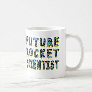 Caneca De Café Cientista futuro de Rocket em 3D