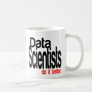 Caneca De Café Cientistas de dados fazem melhor