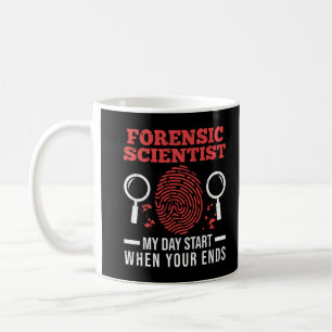 Caneca De Café Cientistas forenses do Forense Science Investigato