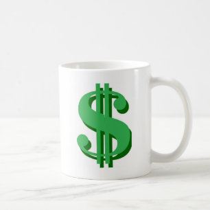 Caneca De Café $ cifrão