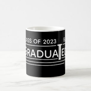 Caneca De Café Cilindro de Mensagens Personalizadas "Graduado" co