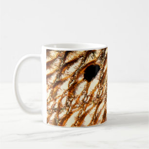 Caneca De Café Cilindro vermelho dos "salmonetess" - por