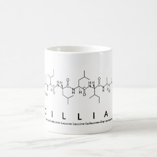Caneca De Café Cillian peptide name mug