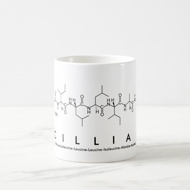 Caneca De Café Cillian peptide name mug (Centro)