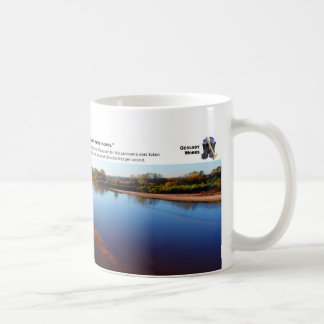 Caneca De Café Cimarron River III - Manhã de outubro que olha do