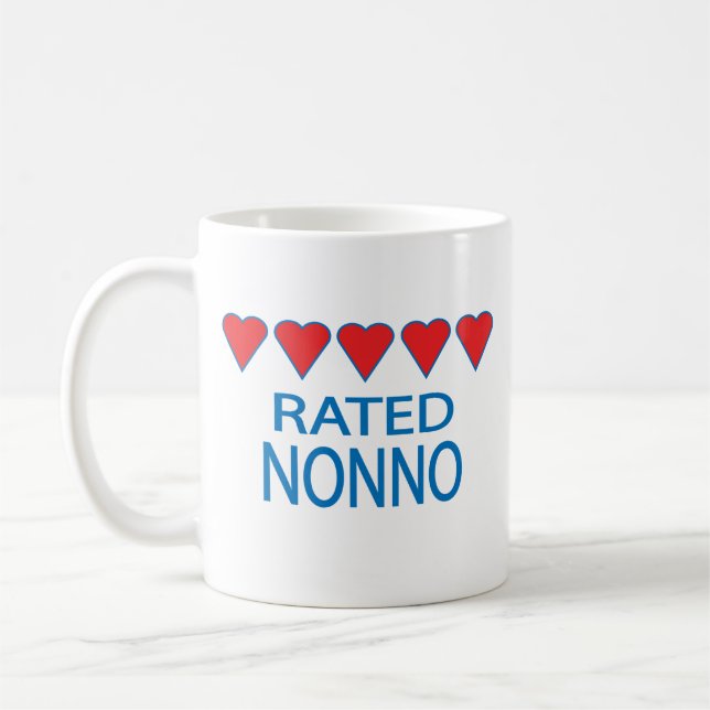 Caneca De Café Cinco Corações Não (Esquerda)