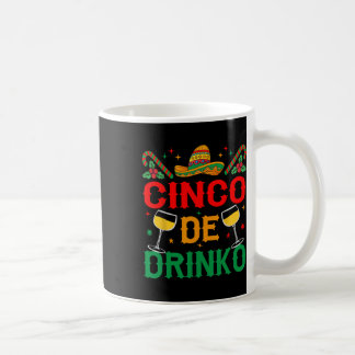 Caneca De Café Cinco De Drinko Cinco De Mayo Funny