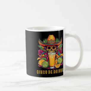 Caneca De Café Cinco De Drinko Funny Cinco De Mayo Bebendo Do Par