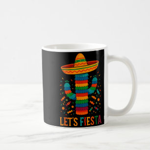 Caneca De Café Cinco de maio festa mexicana de cacto engraçada va