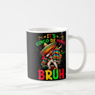 Caneca De Café Cinco de maio mano fazendo dab mexicano chapéu
