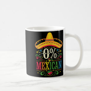 Caneca De Café Cinco de maio para mulheres 0% mexicanas