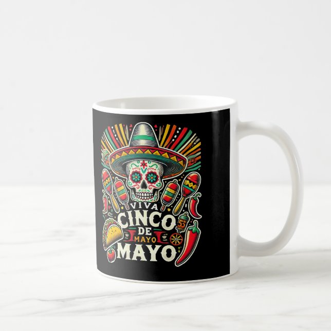 Caneca De Café "Cinco de Mayo" (Direita)