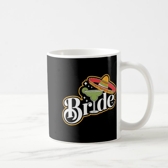Caneca De Café Cinco de Mayo Bride Sombrero Margarita Partido Mex (Direita)
