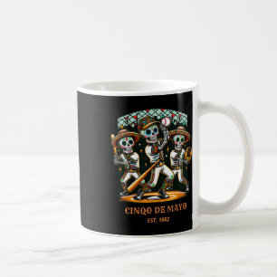 Caneca De Café Cinco De Mayo Bysebyll Skeletons