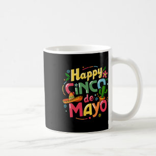 Caneca De Café Cinco De Mayo Engraçados Deixa Fiesta Squad 5 De M