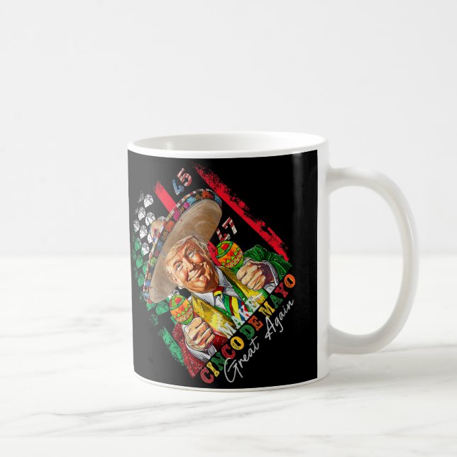 Caneca De Café Cinco de Mayo fazem Excelente de Cinco de Mayo nov (Direita)