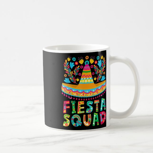 Caneca De Café Cinco de Mayo Fiesta Squad Family Matching Group A (Direita)