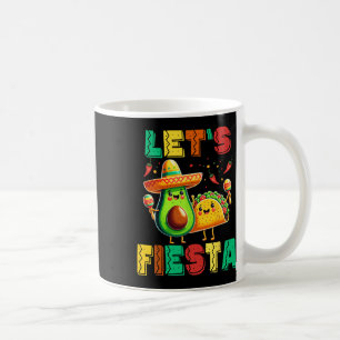 Caneca De Café Cinco De Mayo Vamos Festejar Abacate E Tacos Cinco