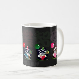 Caneca De Café Cinco Deuses Panda Gigantes