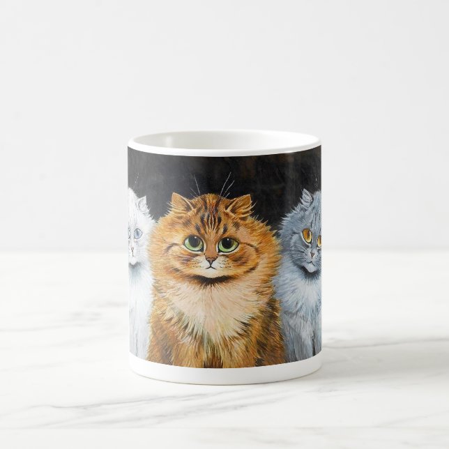 Caneca De Café Cinco Gatos, Louis Wain (Centro)