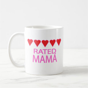 Caneca De Café Cinco Heart Mamá