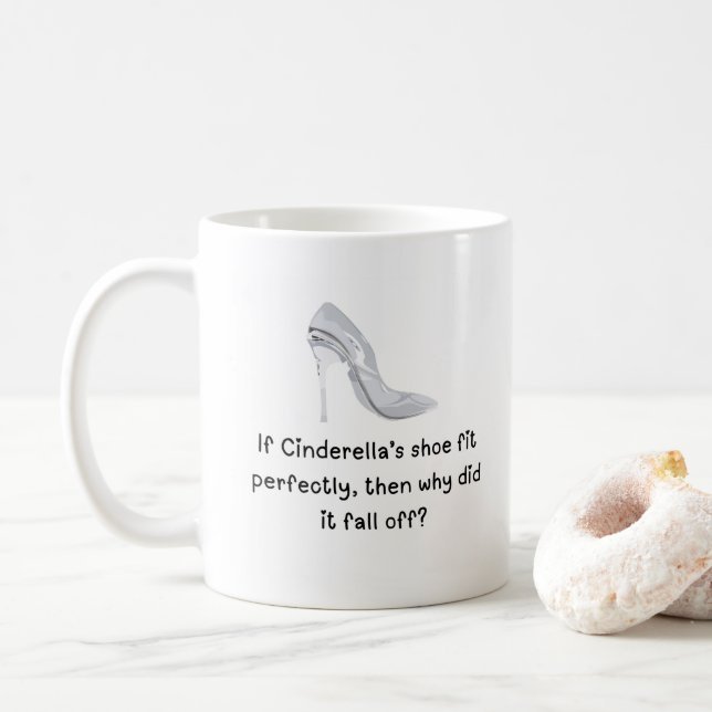 Caneca De Café Cinderella Funny Coffee Mug (Com Donut)