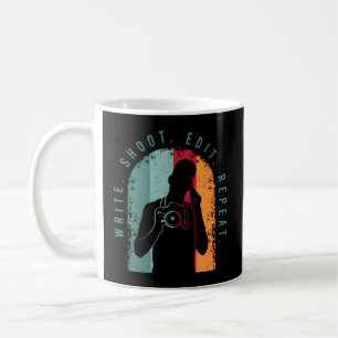 Caneca De Café Cineasta Para Um Diretor De Filme Ou Editor De Fil