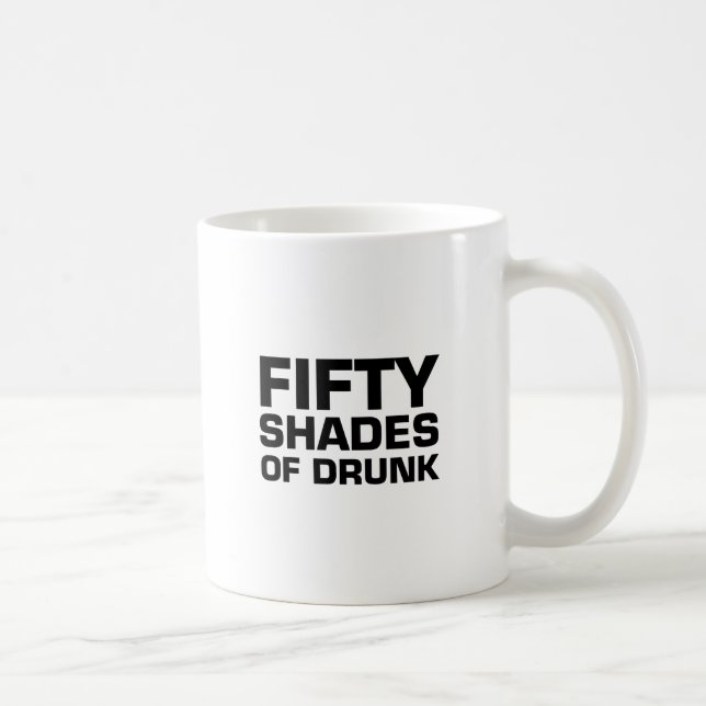 Caneca De Café Cinqüênta máscaras do bebado (Direita)