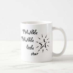 Caneca De Café Cintilação, cintilação pouca estrela