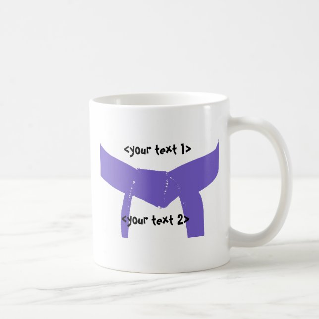 Caneca De Café Cinturão de Artes Marciais (Direita)