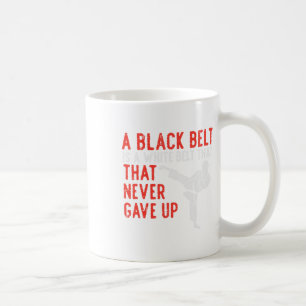 Caneca De Café Cinturão Negro Nunca Deixou Karate Taekwondo Inspi