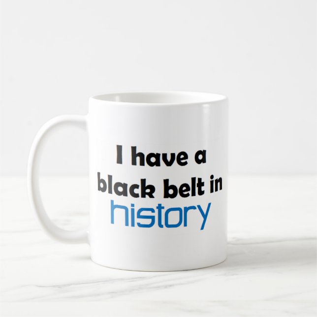 Caneca De Café Cinturão preto histórico (Esquerda)