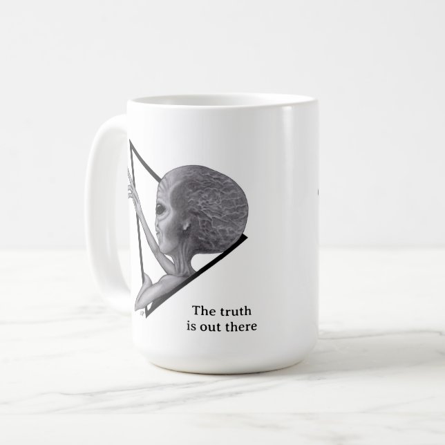 Caneca De Café Cinza, a verdade está lá fora (Frente Esquerda)
