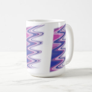 Caneca De Café Cinza azul da Fuchsia