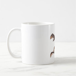 Caneca De Café Cinza com cabeça de raposa voadora Delight � Cuja 