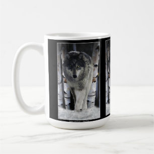 Caneca De Café CINZA PACK WOLF Wildlife Gift Mugs