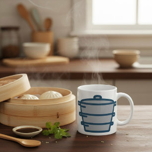 Caneca De Café Cinza Pote