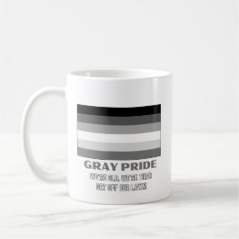 Caneca De Café Cinza Pride