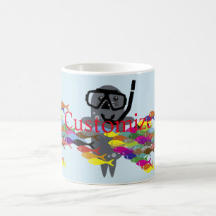 Caneca De Café Cinza Seal Thunder_Cove