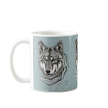 Cinza Wolf Mug