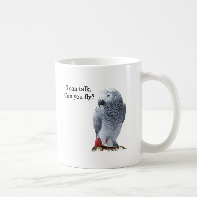 Caneca De Café Cinzas africanas que eu posso falar, você pode voa (Direita)