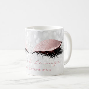 Caneca De Café Cinzas da composição do rosa Pastel do estúdio