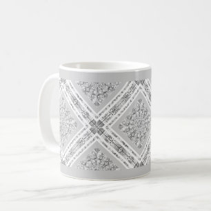 Caneca De Café Cinzas de rendas cerâmicas