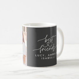 Caneca De Café Cinzas elegantes com fotos do roteiro do coração d