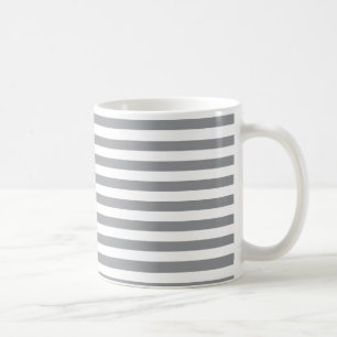 Caneca De Café Cinzas Horizontais Pequenas